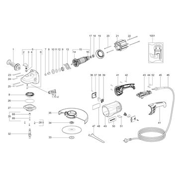 Velká Úhlová bruska W 21-180 Metabo 06440000