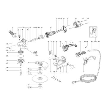 Velká Úhlová bruska W 2000 Metabo 06418000