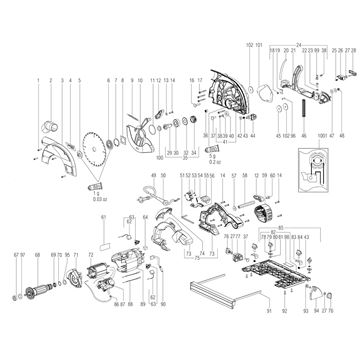 Okružní pila KSE 55 Vario Plus Metabo 01204000