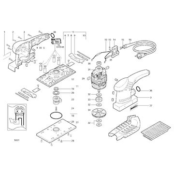 Vibrační bruska SR 180 Intec Metabo 01022000