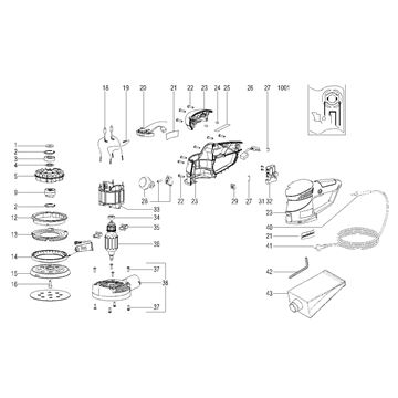 Excentrická bruska SXE 425 TurboTec Metabo 00131000