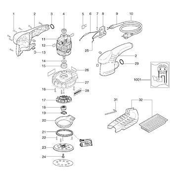 Excentrická bruska SXE 325 Intec Metabo 00325000