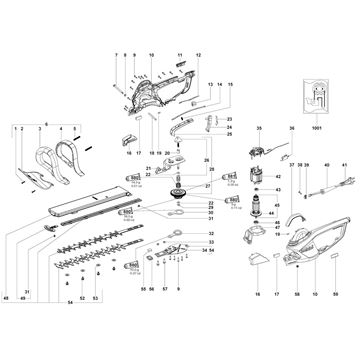 Nůžky na živý plot HS 8745 Metabo 08745000