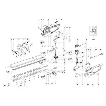 Nůžky na živý plot HS 8765 Metabo 08765000