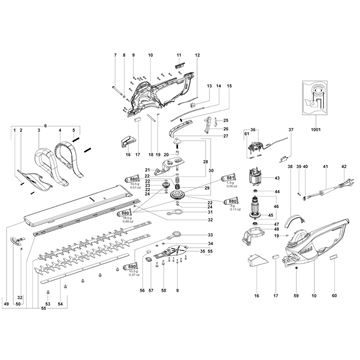 Nůžky na živý plot HS 8855 Metabo 08855000