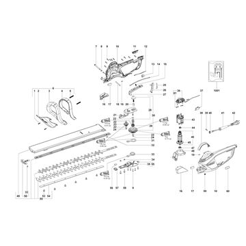 Nůžky na živý plot HS 8865 Metabo 08865000