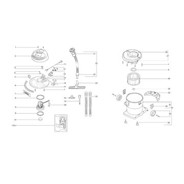 Vysavač ASA 1202 Metabo 01202000