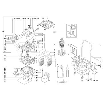 Vysavač ASR 2050 Metabo 02033000