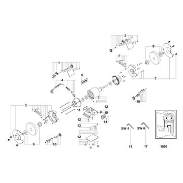 Dvoukotoučová bruska DS 175 Metabo 19175000