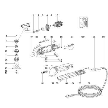 Trojúhelníková bruska DSE 280 Intec Metabo 00317000