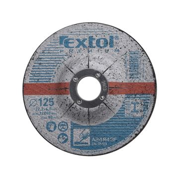 Kotouč brusný na ocel, O 125x6,0x22,2mm (8808702) EXTOL PREMIUM