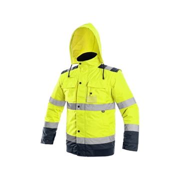 Bunda LUTON, výstražná, žluto-modrá, vel. L (1110-051-155-94) Canis Safety