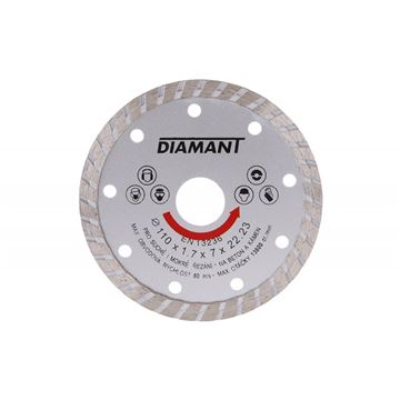 Kotouč diamantový DIAMANT 110x1. 7x22. 2mm TURBO Festa 21130