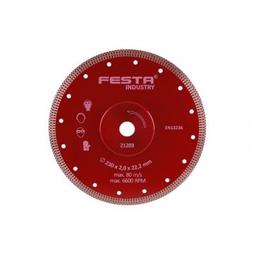 Kotouč diamantový FESTA INDUSTRY 200x2x25. 4mm Festa 21204
