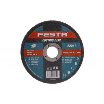 Kotouč řezný FESTA na kov 125x2. 5x22. 2mm Festa 22218