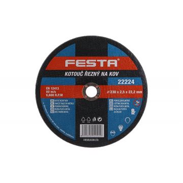 Kotouč řezný FESTA na kov 230x2. 5x22. 2mm Festa 22224