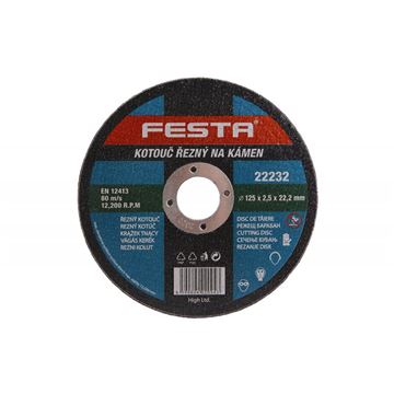 Kotouč řezný FESTA na kámen 125x2. 5x22. 2mm Festa 22232