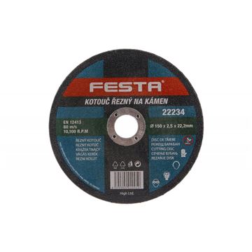 Kotouč řezný FESTA na kámen 150x2. 5x22. 2mm Festa 22234