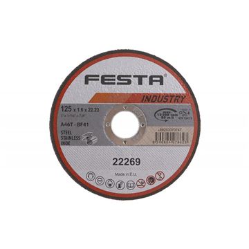 Kotouč řezný FESTA INDUSTRY na kov 125x1. 6x22. 2mm Festa 22269