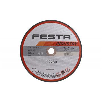 Kotouč řezný FESTA INDUSTRY na kov 230x2x22. 2mm Festa 22280