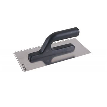 Hladítko INOX 270x125mm zub e6 Festa 31007