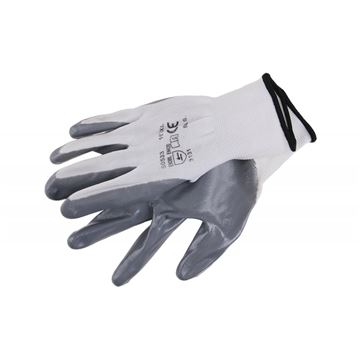 Rukavice nylonové - Nitril vel. 10