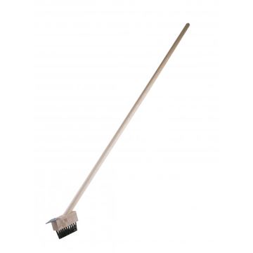 Kartáč ocelový na čistění spár, násada 1.4m