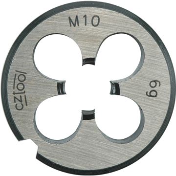 Závitové kruhové čelisti DIN EN 22 568, MF 12 x 1,25 HSS-LH, BUČOVICE TOOLS 250122