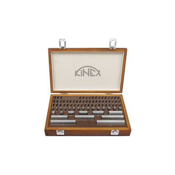 Základní ocelové měrky KINEX, 103ks, tř. přesnosti 1, DIN 861 (1046-13-103) Kinex