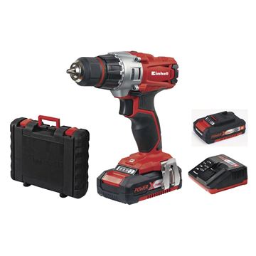 Šroubovák Aku TE-CD 18/2 Li Kit (2x1,5 Ah) Einhell Expert Plus