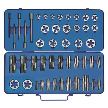 Souprava závitořezných nástrojů, typ AUTO-2 ŠKODA, M 4 - M 20x1,5 HSS, BUČOVICE TOOLS 340201