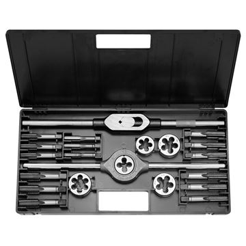 Souprava závitořezných nástrojů, typ M 2-II, M 12 - M 20 HSS, BUČOVICE TOOLS 340200