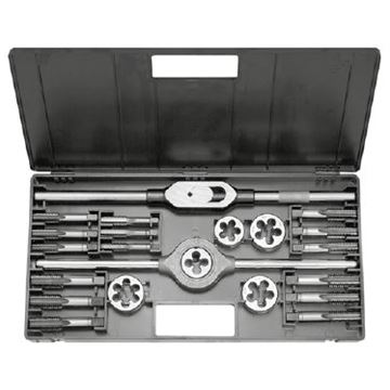 Souprava závitořezných nástrojů, typ M 2-II, M 12 - M 20 HSS-LH, BUČOVICE TOOLS 350200