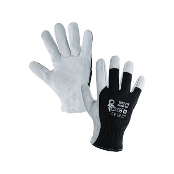 Kombinované rukavice TECHNIK ECO, černo-bílé, vel. 09 (3210-011-801-09)