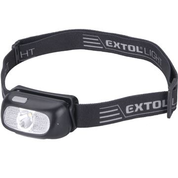 Čelovka 130lm CREE XPG, nabíjecí, USB, dosvit 40m, 5W CREE XPG LED (43181) EXTOL LIGHT