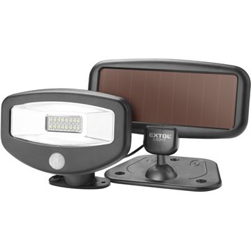 Reflektor LED s pohybovým čidlem, 100lm, solární nabíjení (43270) EXTOL LIGHT