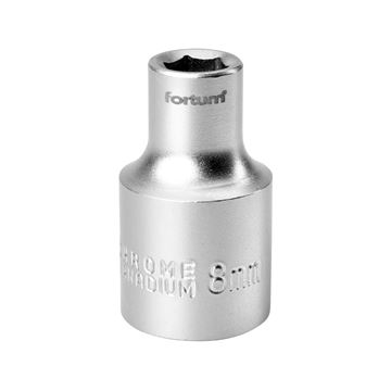 Hlavice nástrčná 1/2", 8mm, L 38mm (4700408) FORTUM