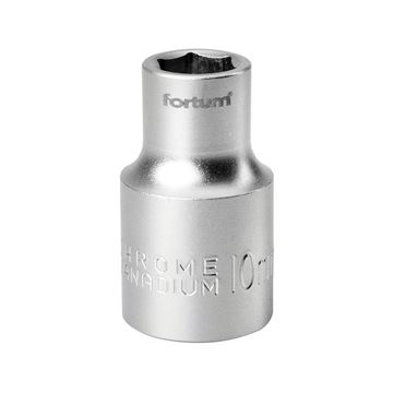 Hlavice nástrčná 1/2", 10mm, L 38mm (4700410) FORTUM