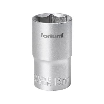 Hlavice nástrčná 1/2", 16mm, L 38mm (4700416) FORTUM