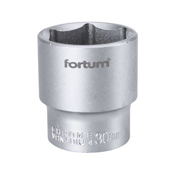 Hlavice nástrčná 1/2", 30mm, L 44mm (4700430) FORTUM