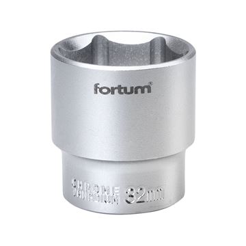 Hlavice nástrčná 1/2", 32mm, L 44mm (4700432) FORTUM