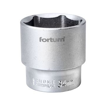 Hlavice nástrčná 1/2", 34mm, L 44mm (4700434) FORTUM