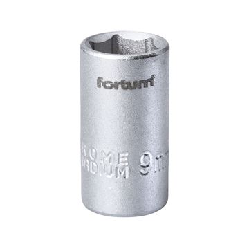 Hlavice nástrčná 1/4", 9mm, L 25mm (4701409) FORTUM