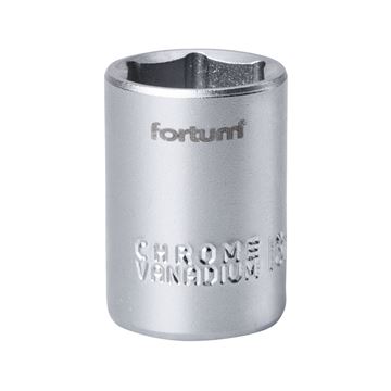 Hlavice nástrčná 1/4", 13mm, L 25mm (4701413) FORTUM