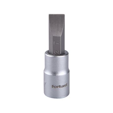 Hlavice zástrčná 1/4" hrot plochý, 7mm, L 37mm (4701802) FORTUM