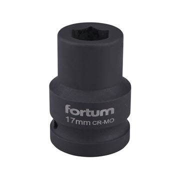 Hlavice nástrčná rázová 3/4", 17mm, L 52mm (4703017) FORTUM