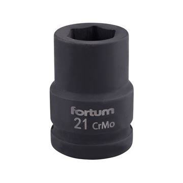 Hlavice nástrčná rázová 3/4", 21mm, L 52mm (4703021) FORTUM