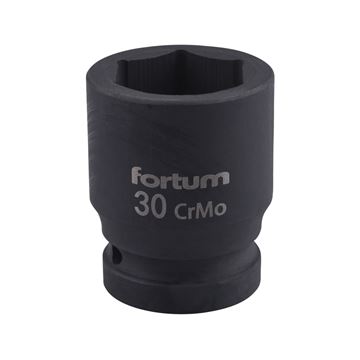 Hlavice nástrčná rázová 3/4", 30mm, L 54mm (4703030) FORTUM