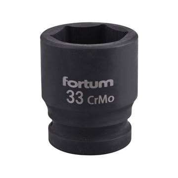 Hlavice nástrčná rázová 3/4", 33mm, L 57mm (4703033) FORTUM