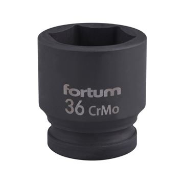 Hlavice nástrčná rázová 3/4", 36mm, L 57mm (4703036) FORTUM